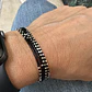 Pulsera Mostacillas Miyuki Negro/Plata - Miniatura 3