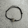 Pulsera Cuero Semilla Vida Oro