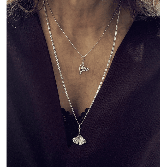 Collar Colgante Colibrí