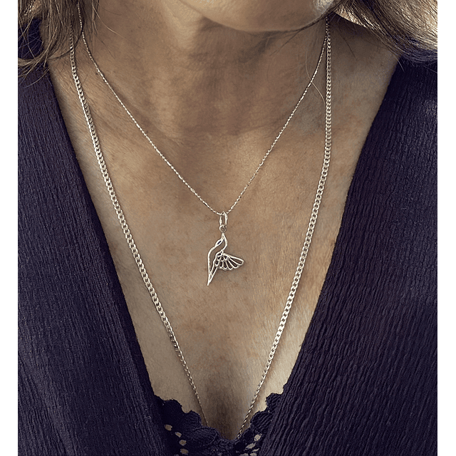 Collar Colgante Colibrí