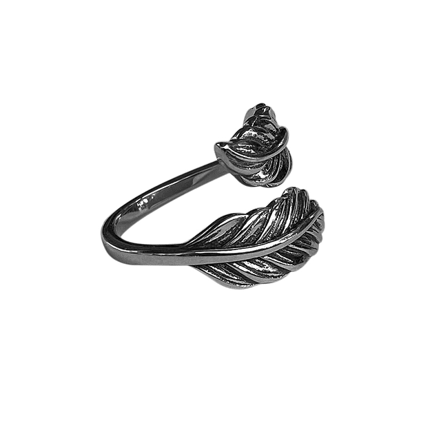 Anillo Doble Hojas