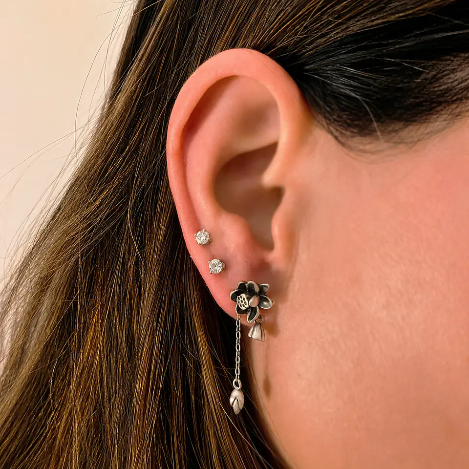 Aros Colgante Loto 2