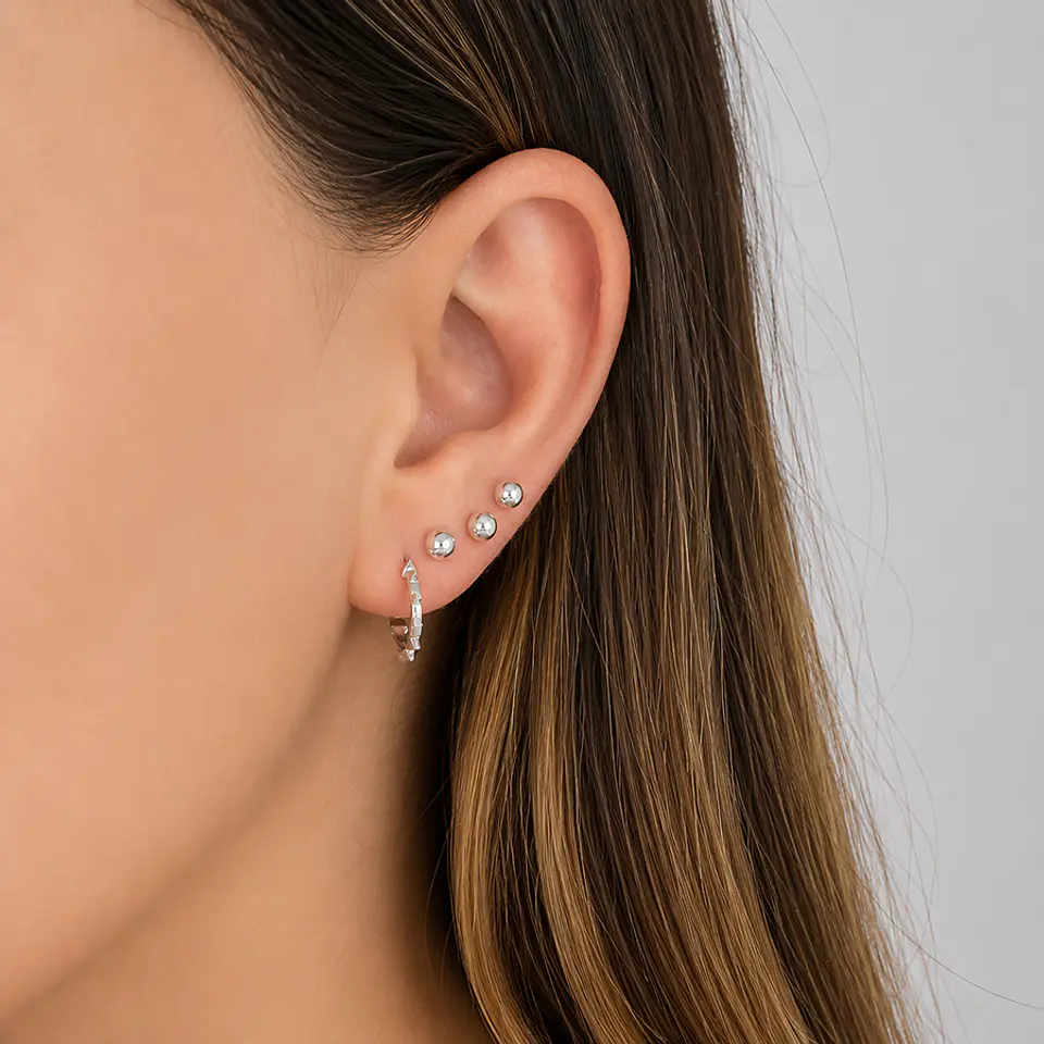 Aros Bolitas 4 mm 3