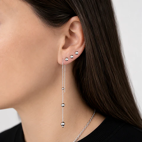Aros Cadenas Bolitas