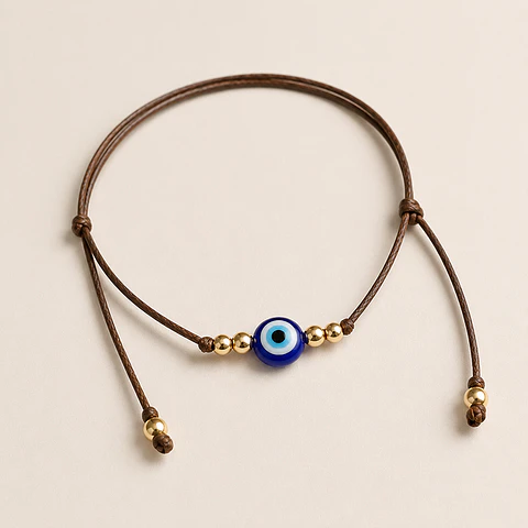 Pulsera Cordón Ojito Turco