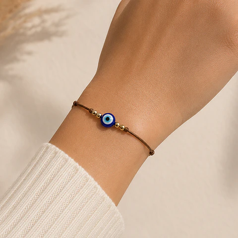 Pulsera Cordón Ojito Turco