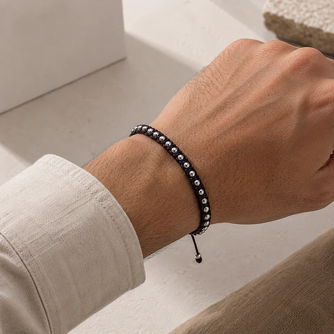 Pulsera Macramé Pelotitas