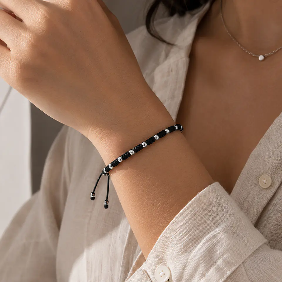 Pulsera Macramé Bolitas 1