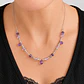 Collar Mix Amatistas Facetadas - Miniatura 1