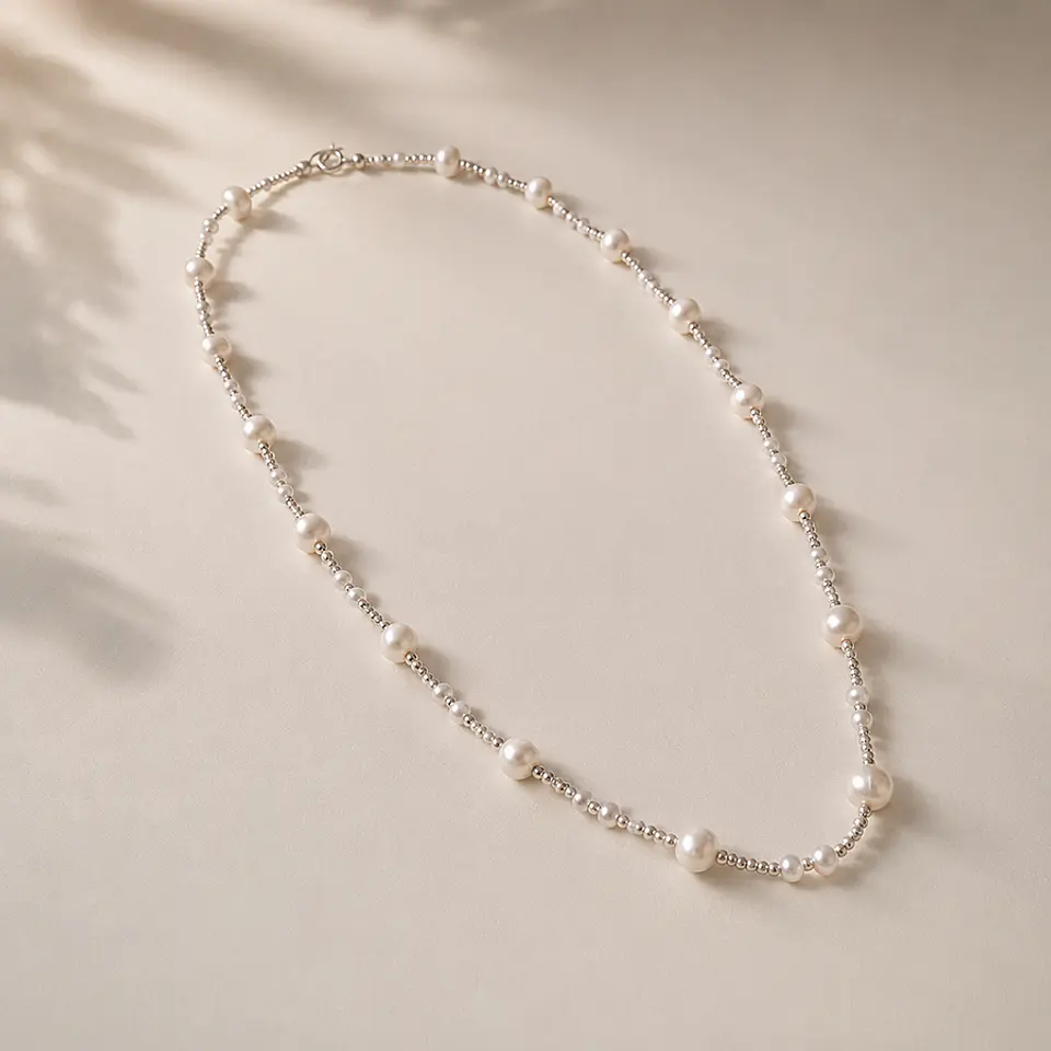 Collar Perlas de Rio Redondas 1