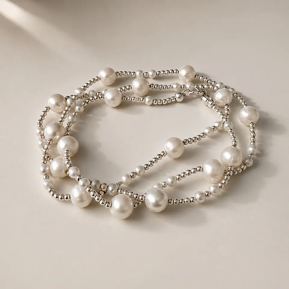 Collar Perlas de Rio Redondas 2