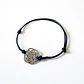 Pulsera Cuero Semilla Vida Plateado - Miniatura 2