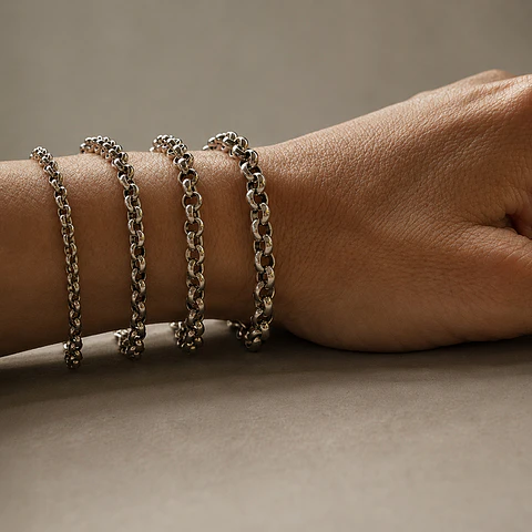 Pulsera Rolo Gruesa
