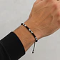 Pulsera Mostacillas Grises / Negro - Miniatura 2