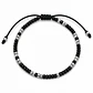 Pulsera Mostacillas Grises / Negro - Miniatura 3