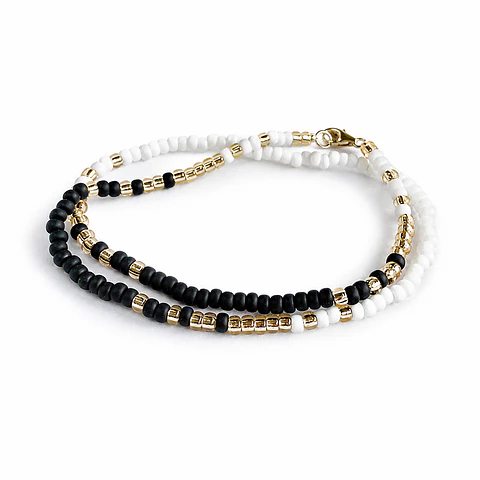 Pulsera Mostacillas Opaco / Brillante