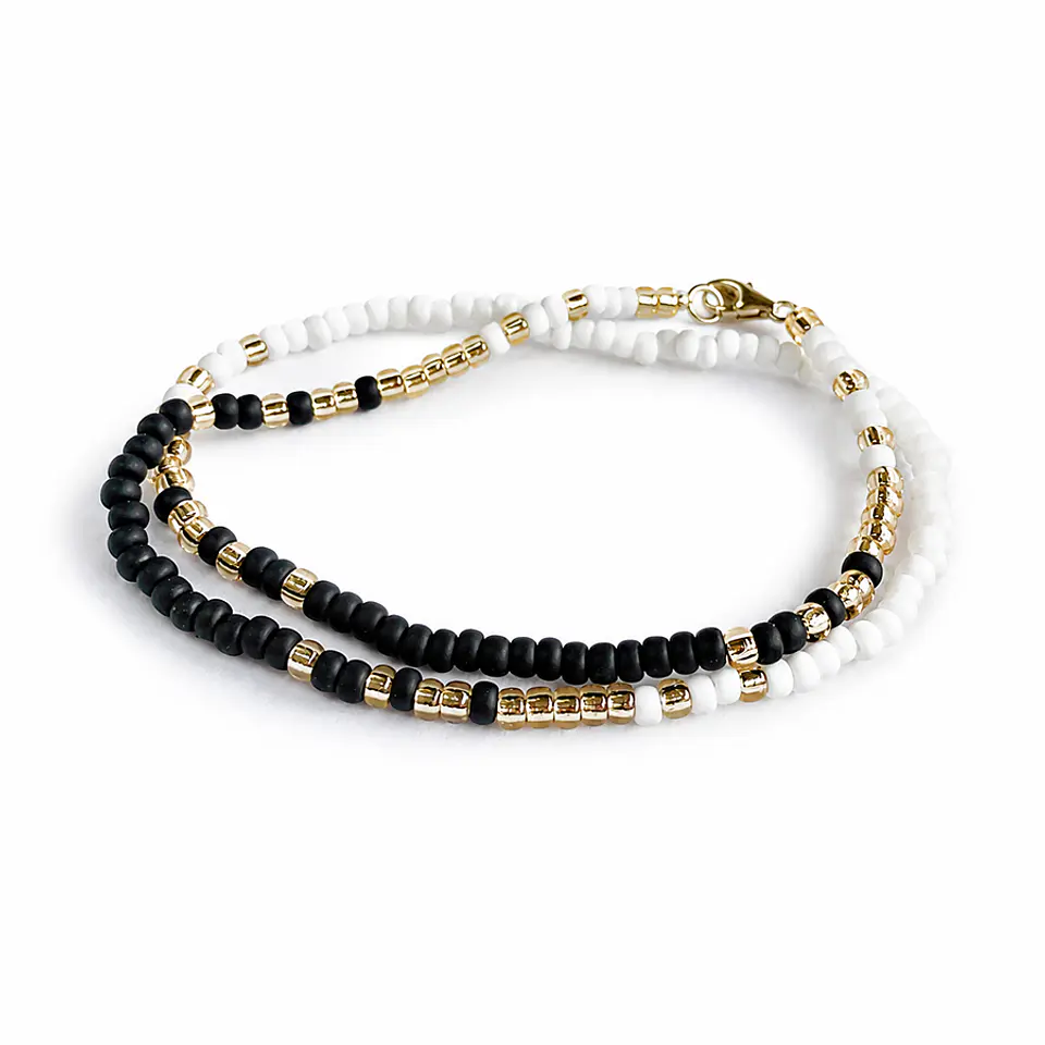 Pulsera Mostacillas Opaco / Brillante 2