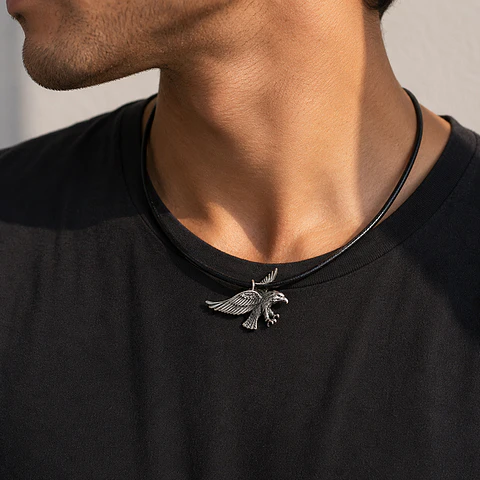 Collar Cuero Águila