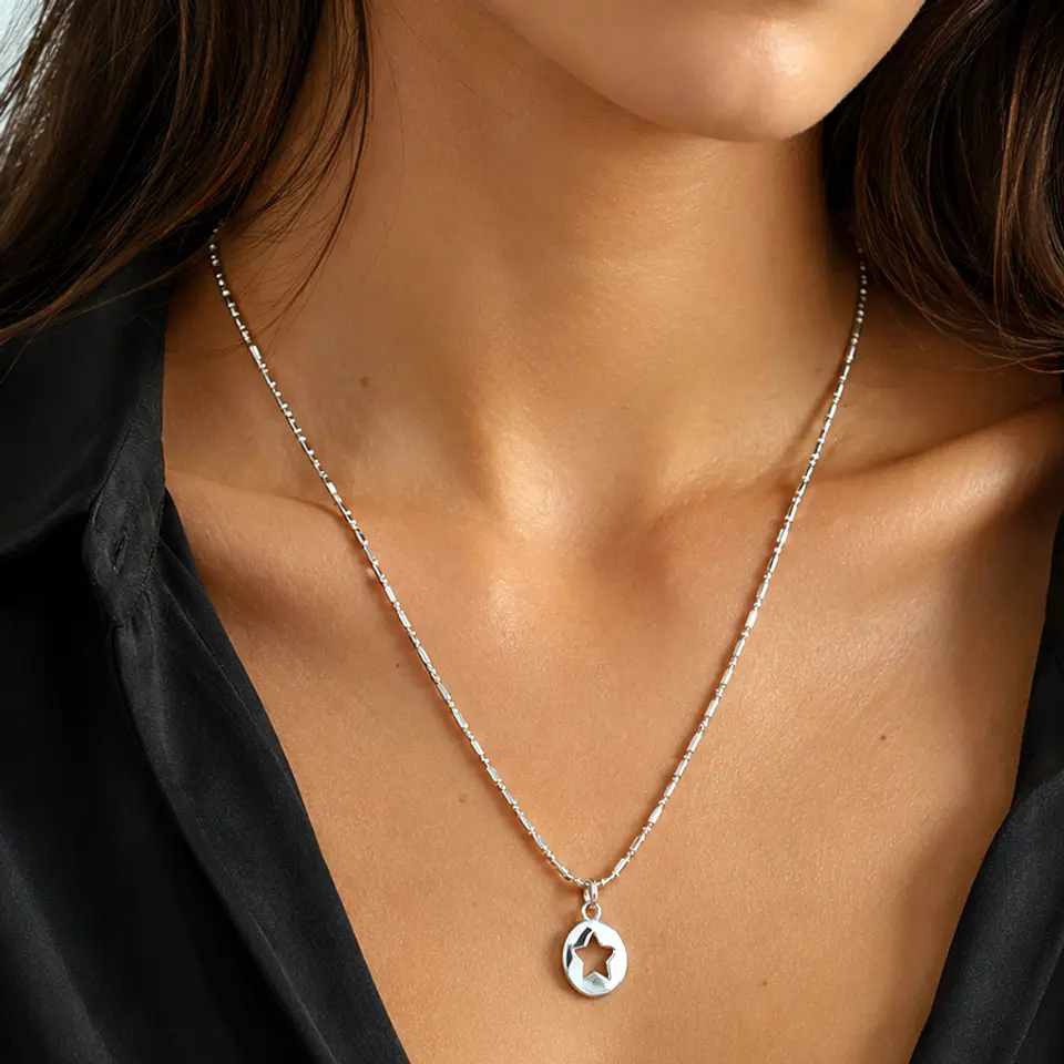 Collar Medalla Estrella 3