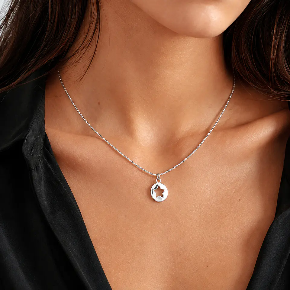 Collar Medalla Estrella 4