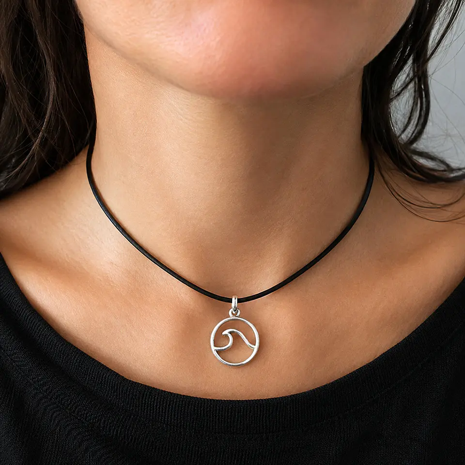 Collar Cordón Ola 4