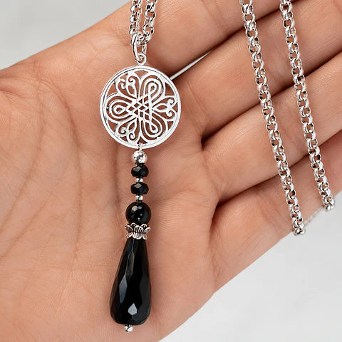 Collar Ónix Mandala