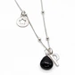 Collar Inicial Estrella Ágata Negra - Miniatura 2