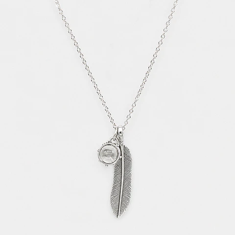 Collar Pluma Esfera