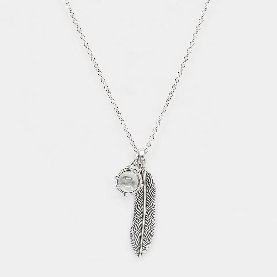 Collar Pluma Esfera 2