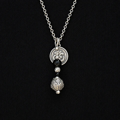 Collar Colgante OM Loto