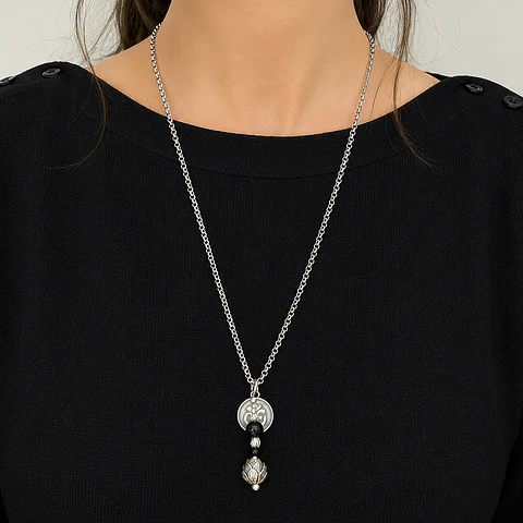 Collar Colgante OM Loto