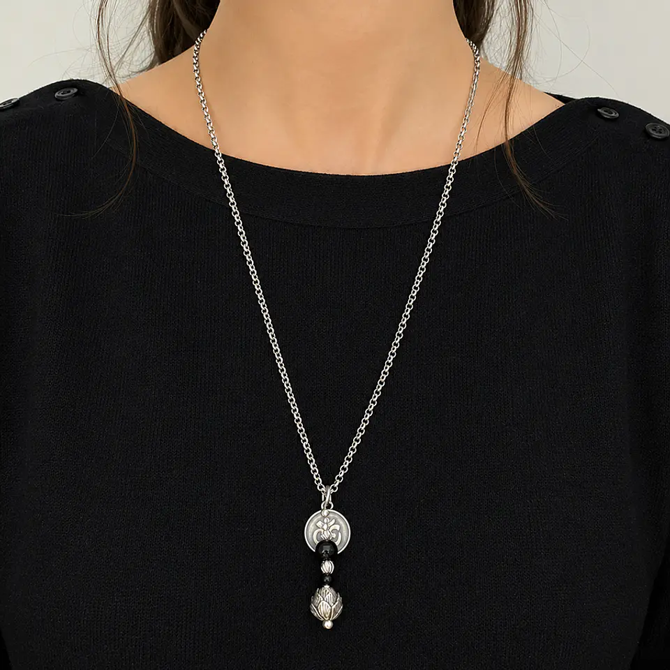 Collar Colgante OM Loto 2