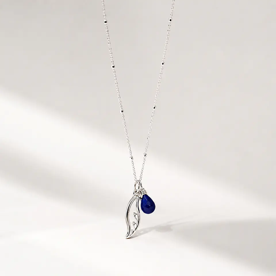 Collar Olas Lapizlázuli 1