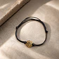 Pulsera Cuero Semilla Vida Oro - Miniatura 3