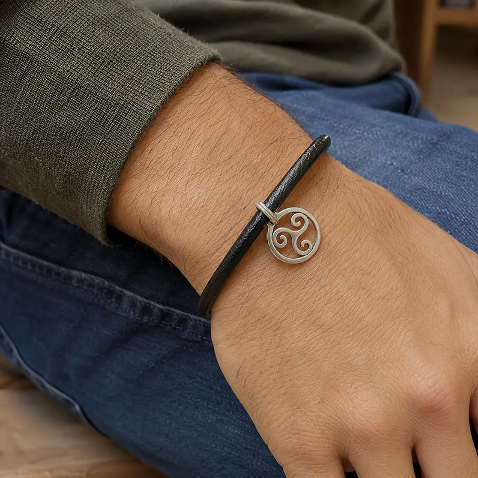 Pulsera Cuero Celta 4