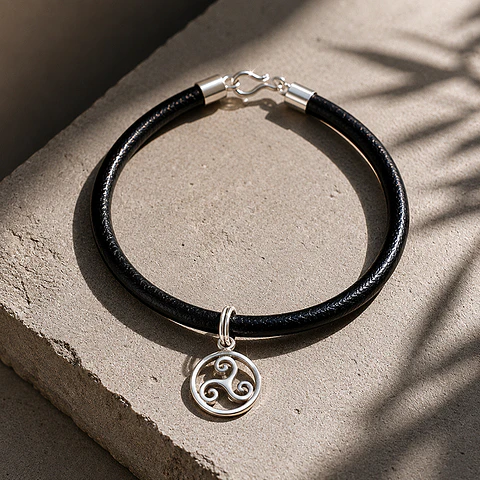 Pulsera Cuero Celta