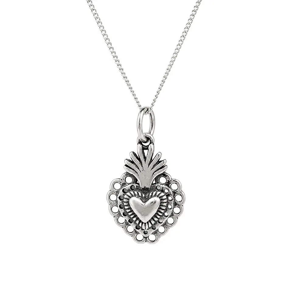 Conjunto Collar + Aros Corazón 3
