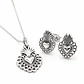 Conjunto Collar + Aros Corazón - Miniatura 4