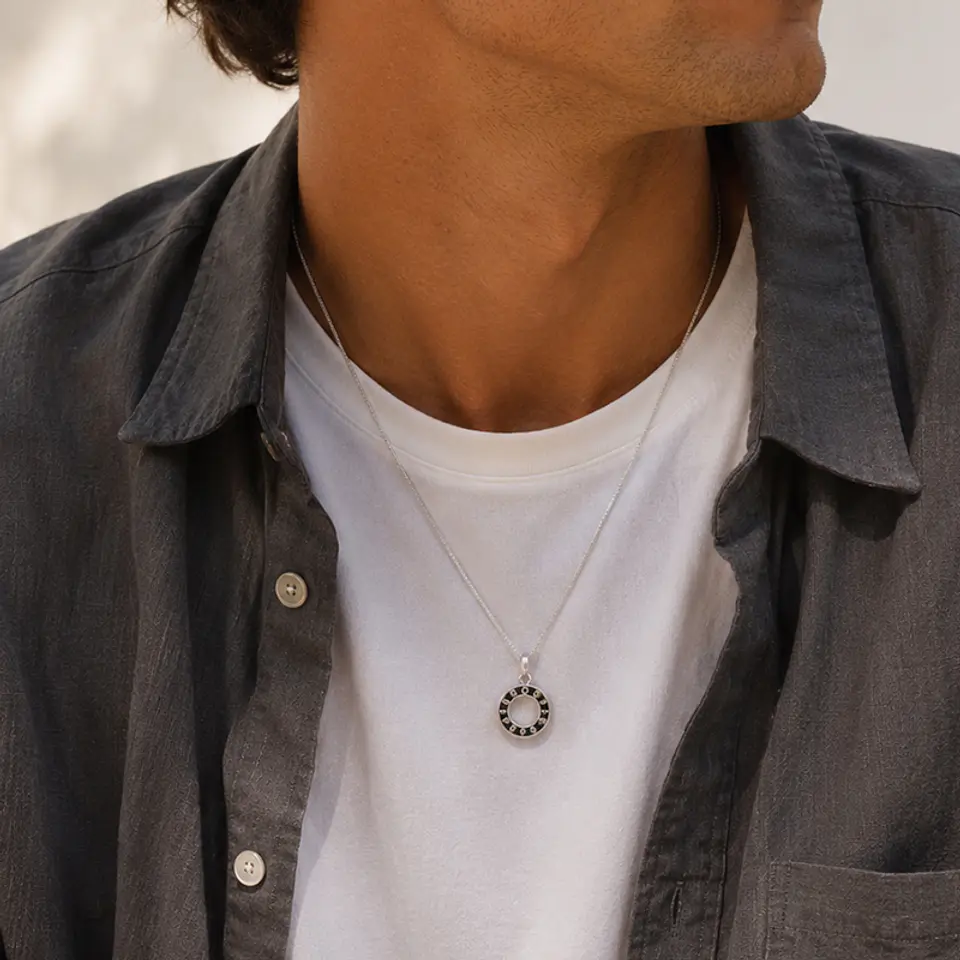Collar Medalla Fase Lunar 3