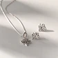 Conjunto Collar + Aros Flor de Loto - Miniatura 3