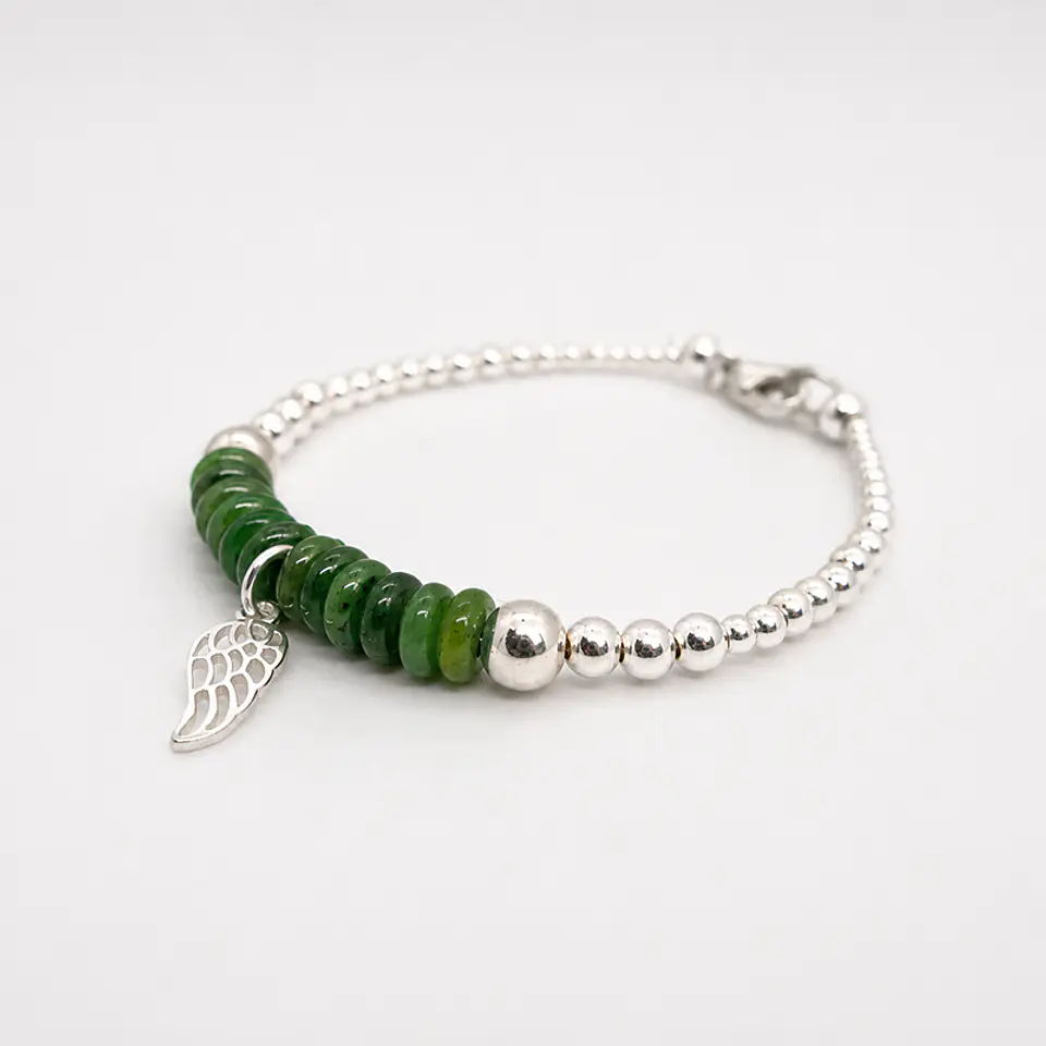 Pulsera Ala Jade Verde 1