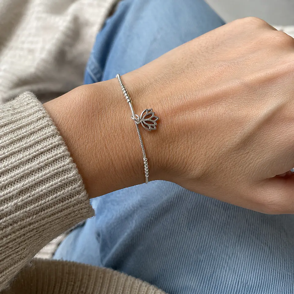Pulsera Bolitas Lotus 1