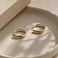 Aros Argolla Baño Oro 9mm - Miniatura 1