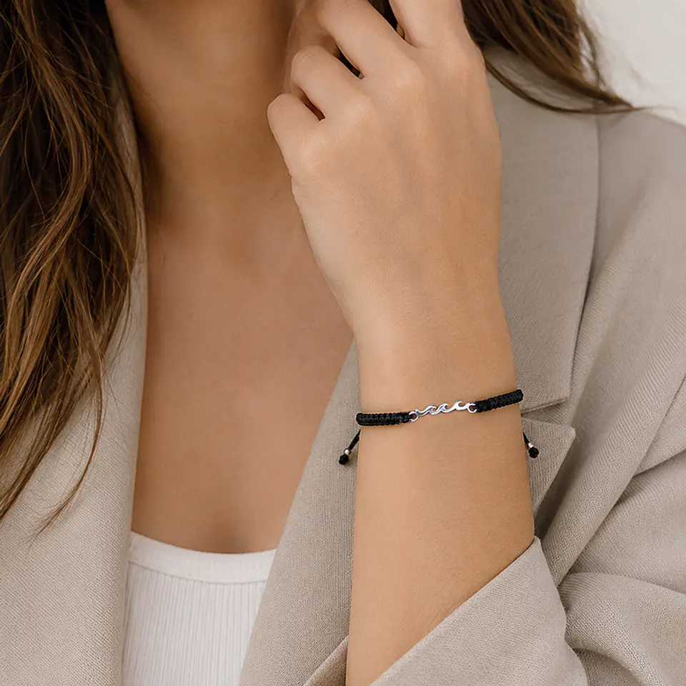 Pulsera Tejida Olas 3