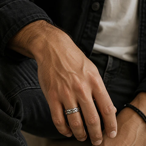 Anillo Trenza