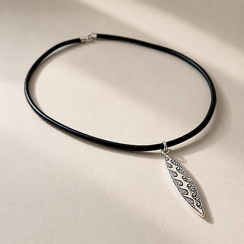 Collar Cuero Tabla