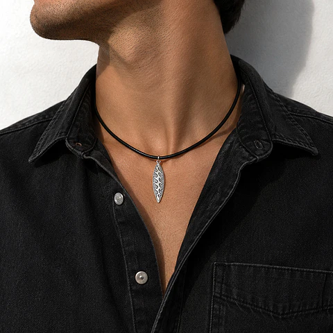 Collar Cuero Tabla
