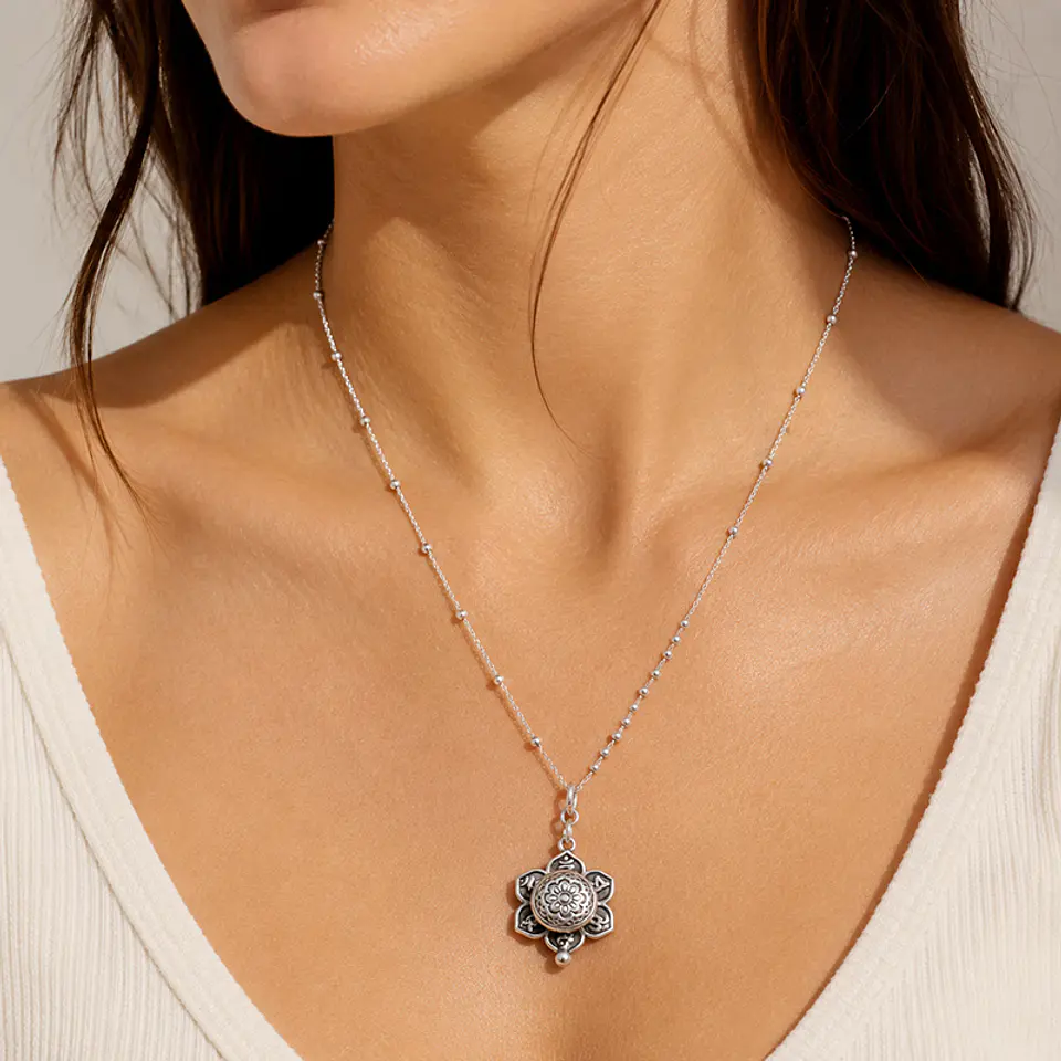 Collar Flor Mantras 3