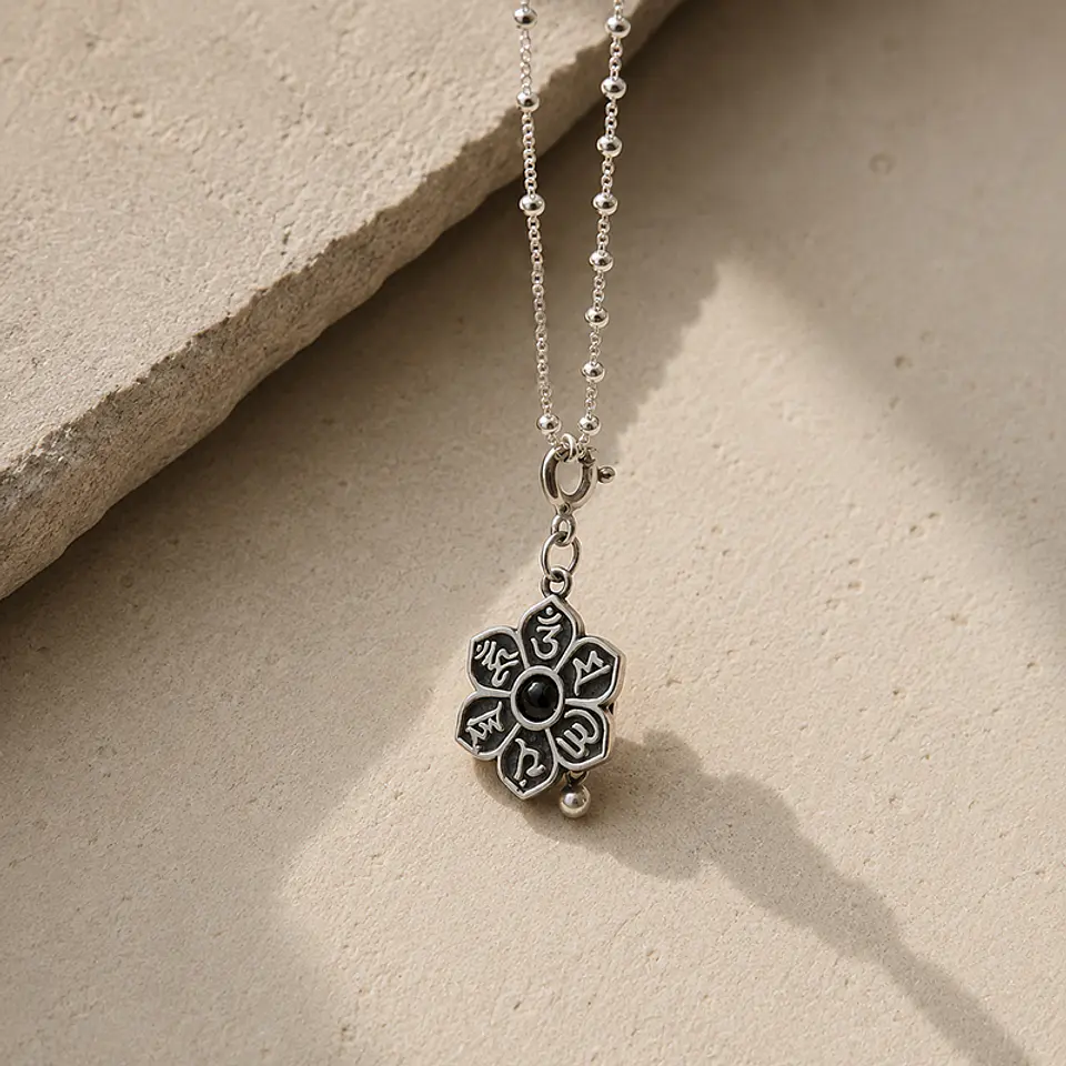 Collar Flor Mantras 4