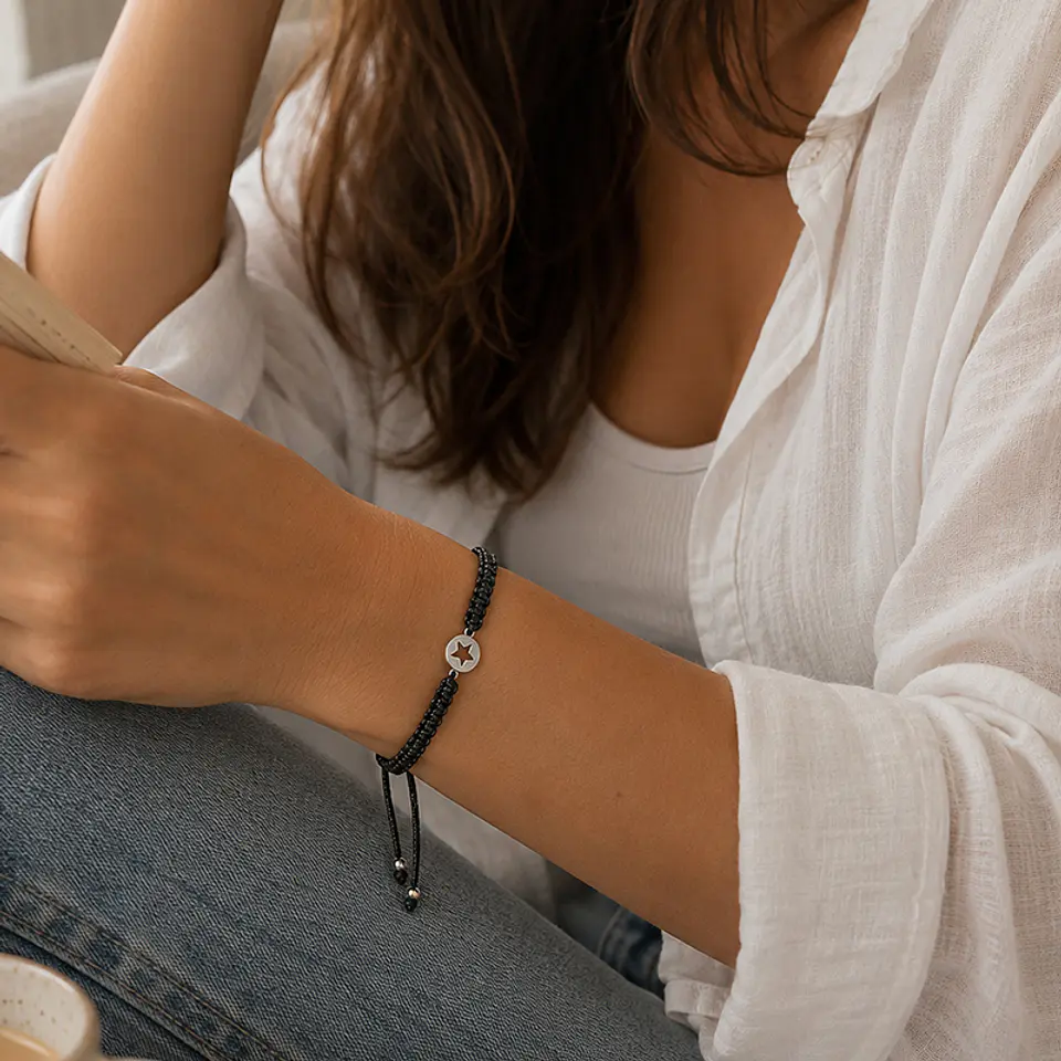 Pulsera Tejida Estrella 3